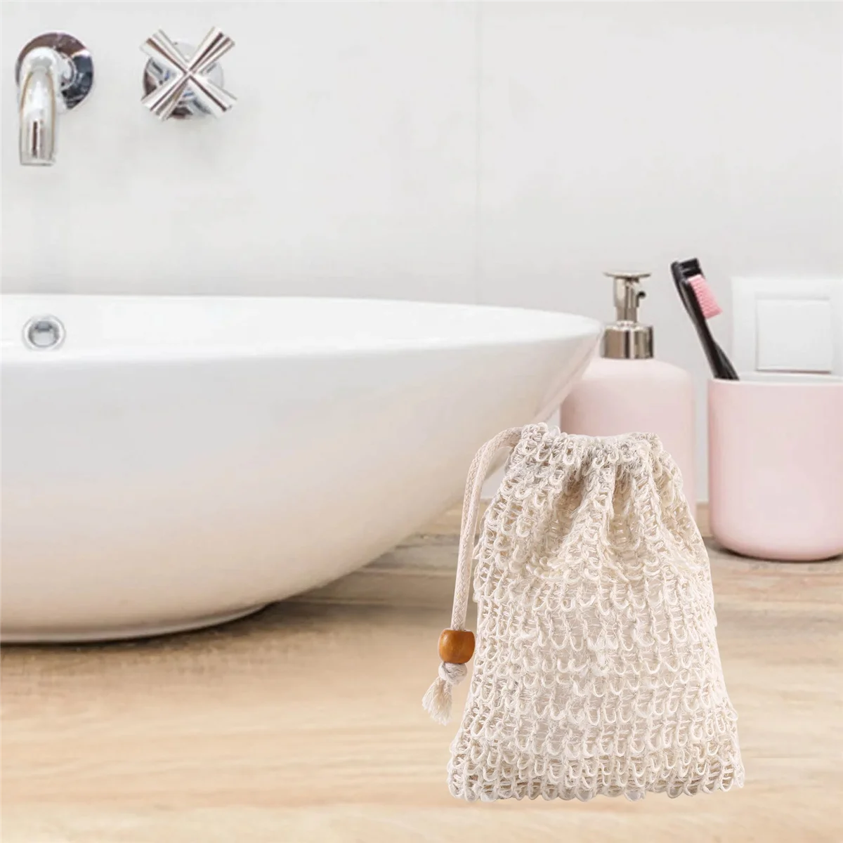 40 упаковок отшелушивающие пакеты для мыла сетчатый мешок из сизаля с кулиской