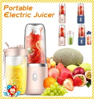 400ml portable mini usb electric fruit juicer charging lemon orange fruit juicing cup smoothie blender machine kitchen appliance