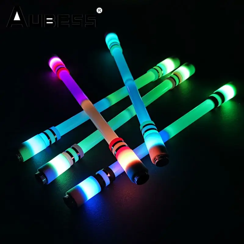 

Вращающаяся ручка-Спиннер для обучения мозгу, противоскользящая, декомпрессионная, офисные принадлежности, вращающаяся гелевая ручка, све...