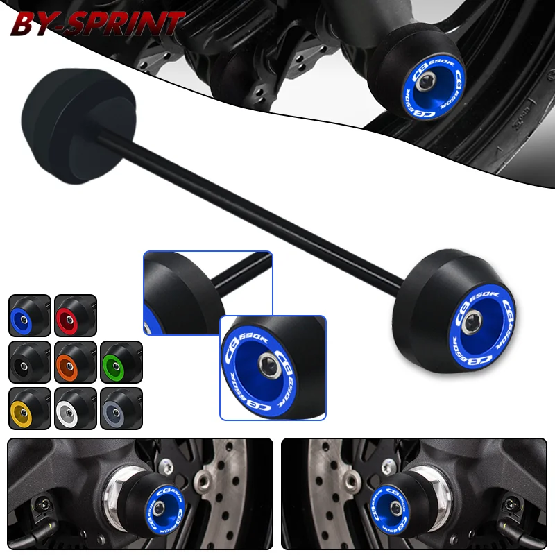 

NEW Motorcycle Front Wheel Axle Fork Crash Slider Protector Pad For Honda CB650R CB 650R cb650r 2014-2023 Falling Protection