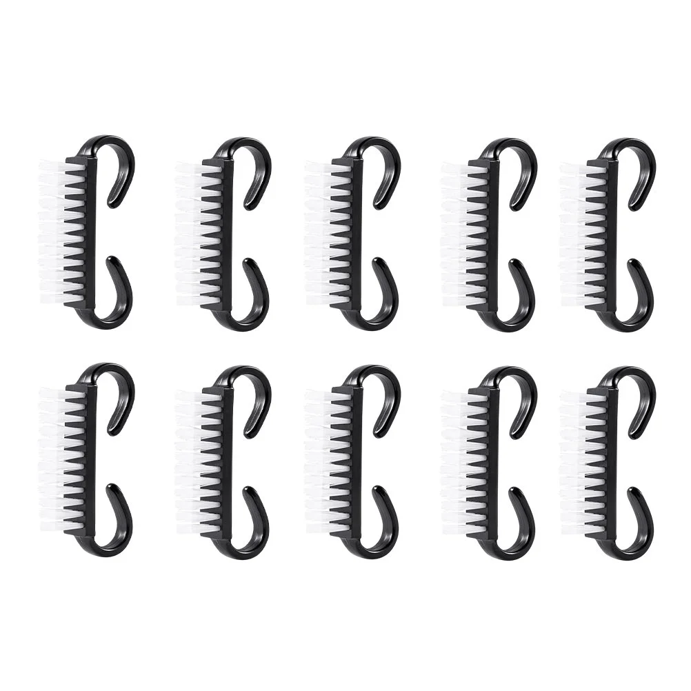 

10 Pcs Nail Cleaning Brush Window Groove Cleaner Tool Liner Nails Manicure Grout Scrubber Pedicure Track
