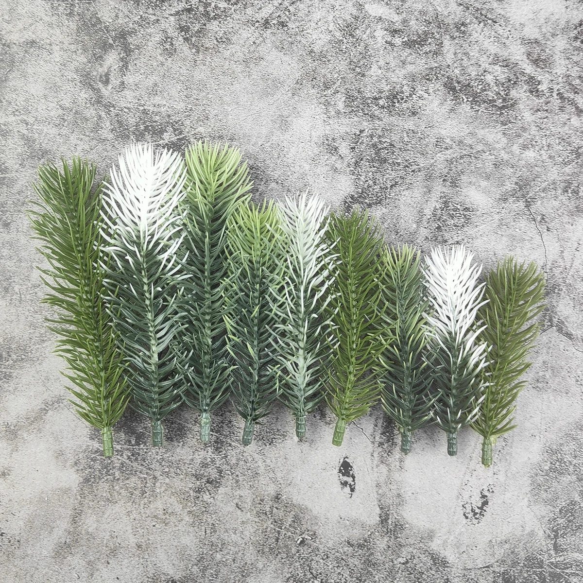 

5Pcs Christmas Pine Needle Artificial Plants Fake Flowers Wall Branch For Home Wedding Decoration DIY Garland Wreath Wed Bouquet