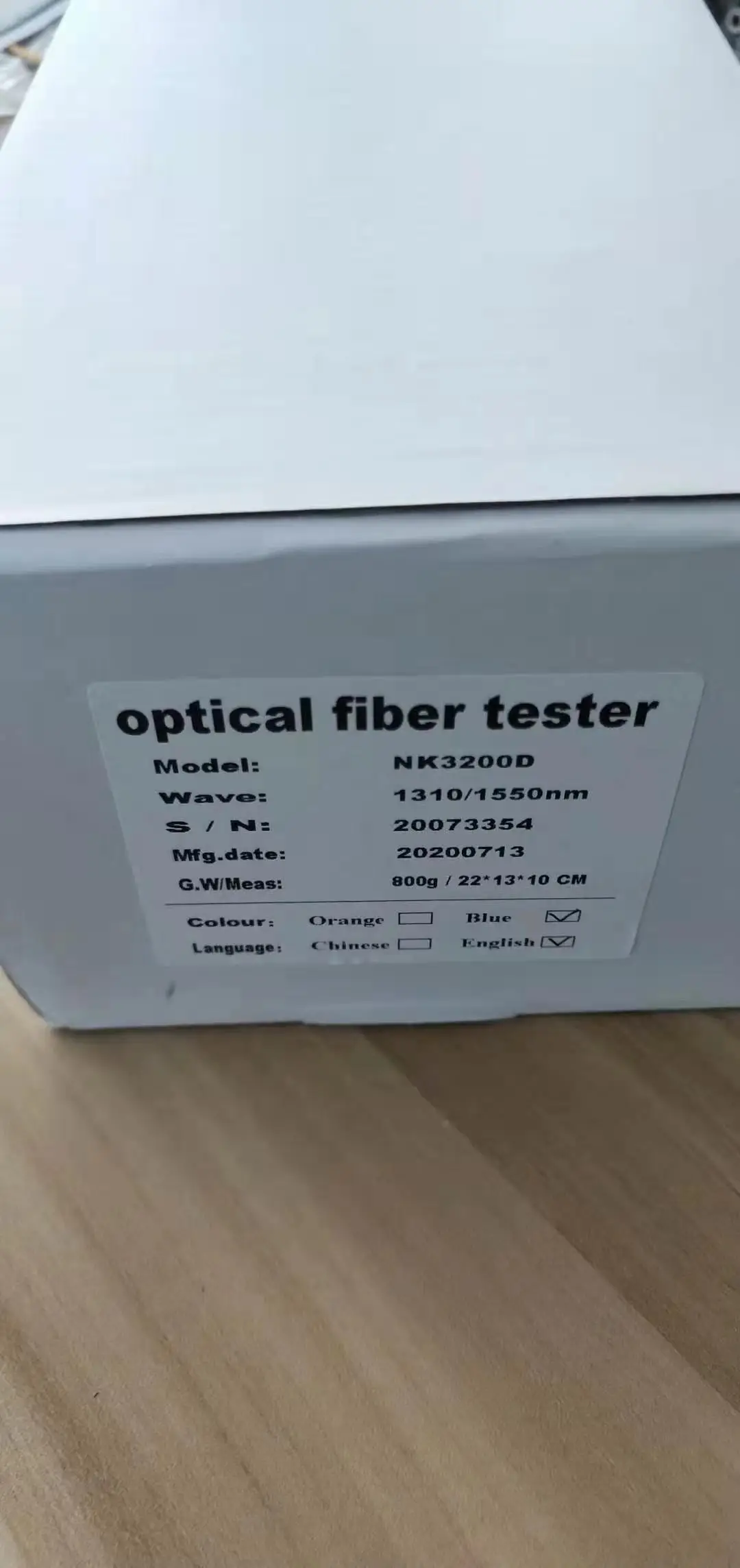 NK3200D Mini Pro OTDR Reflectometer 9 Functions in 1 Device OPM OLS VFL Event Map  Ethernet Cable Sequence Distance Tracker