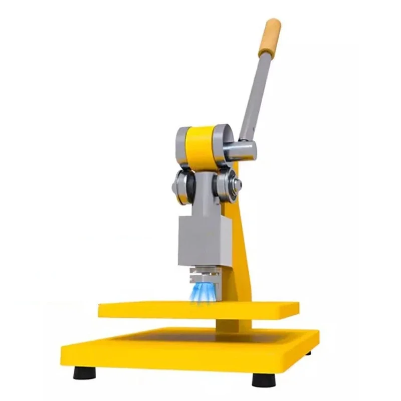 E1C ручная машина для высечки кожи настольная самостоятельного изготовления