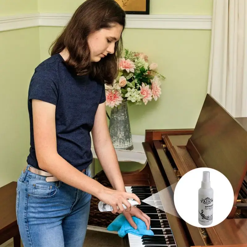 Глянцевый лак для фортепиано многофункциональный очиститель клавиш