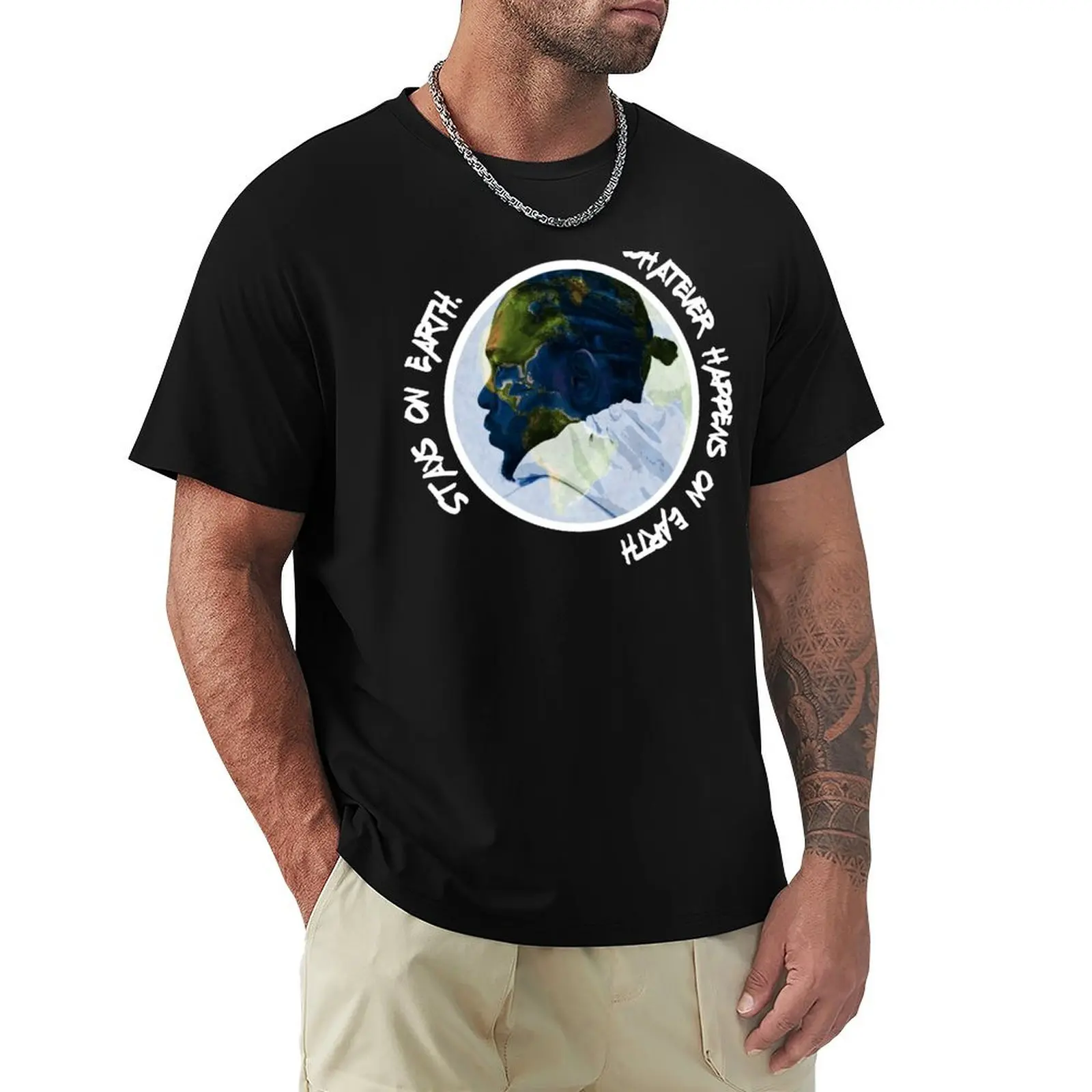 Футболка Kendrick Lamar-Catever Happens on Earth быстросохнущая футболка для парня мужская 100 ℅