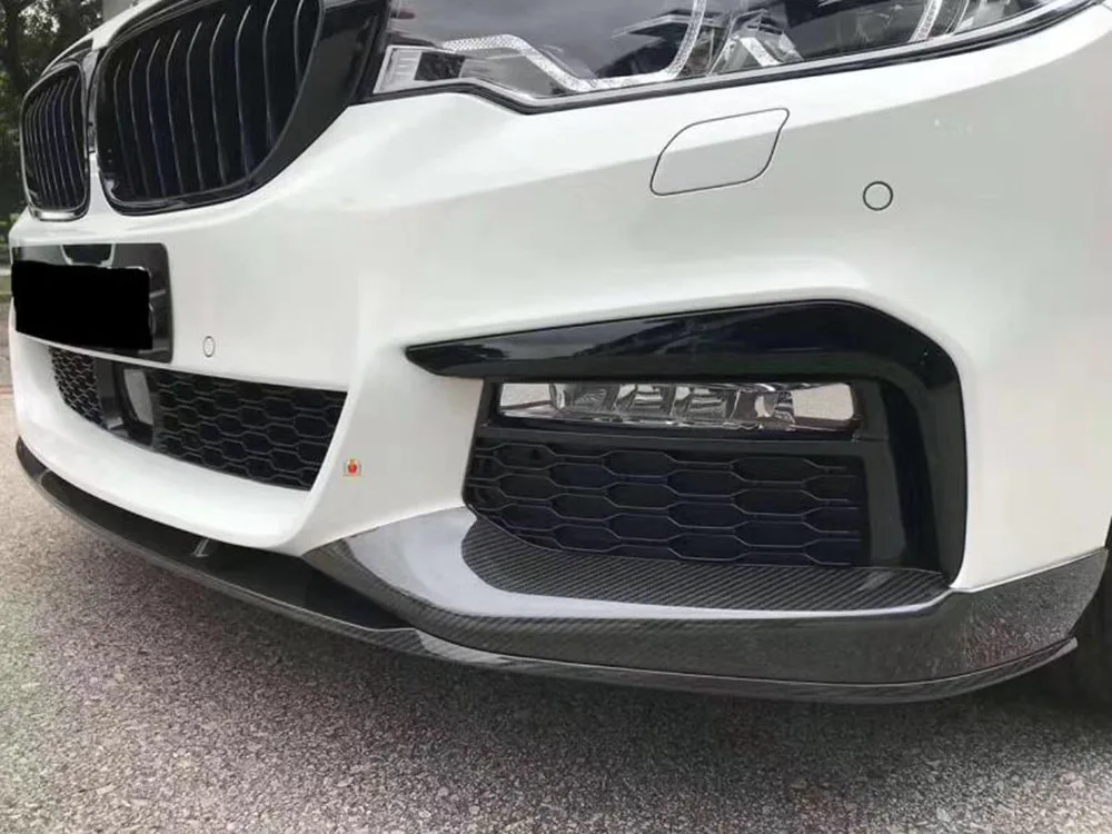 Для переднего бампера серии 5 фартуки с разделителями для BMW G30 G31 M Sport 2017 2018 2019 MP Style