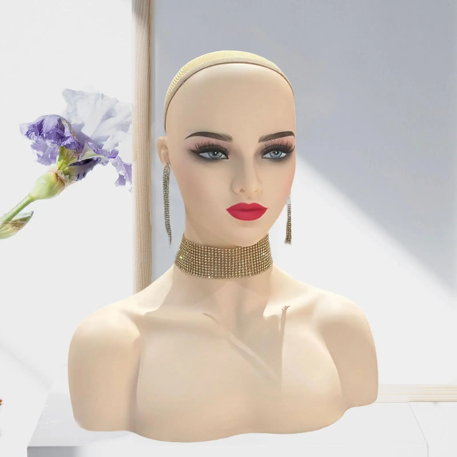 Реалистичный манекен женщина Head Professional PVC подставка для парика Manikin украшений