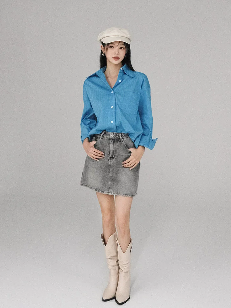 Meiyang [распродажа сбор утечек] Рубашки Hemingway окрашенная в пряжу жаккардовая парча