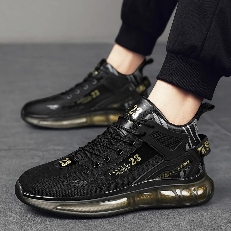 

2023 Fashion Classic Casual Footwear Lightweight Comfortable Shoes for Men Breathable Non-slip Ankle Shoes Mens Sneakers