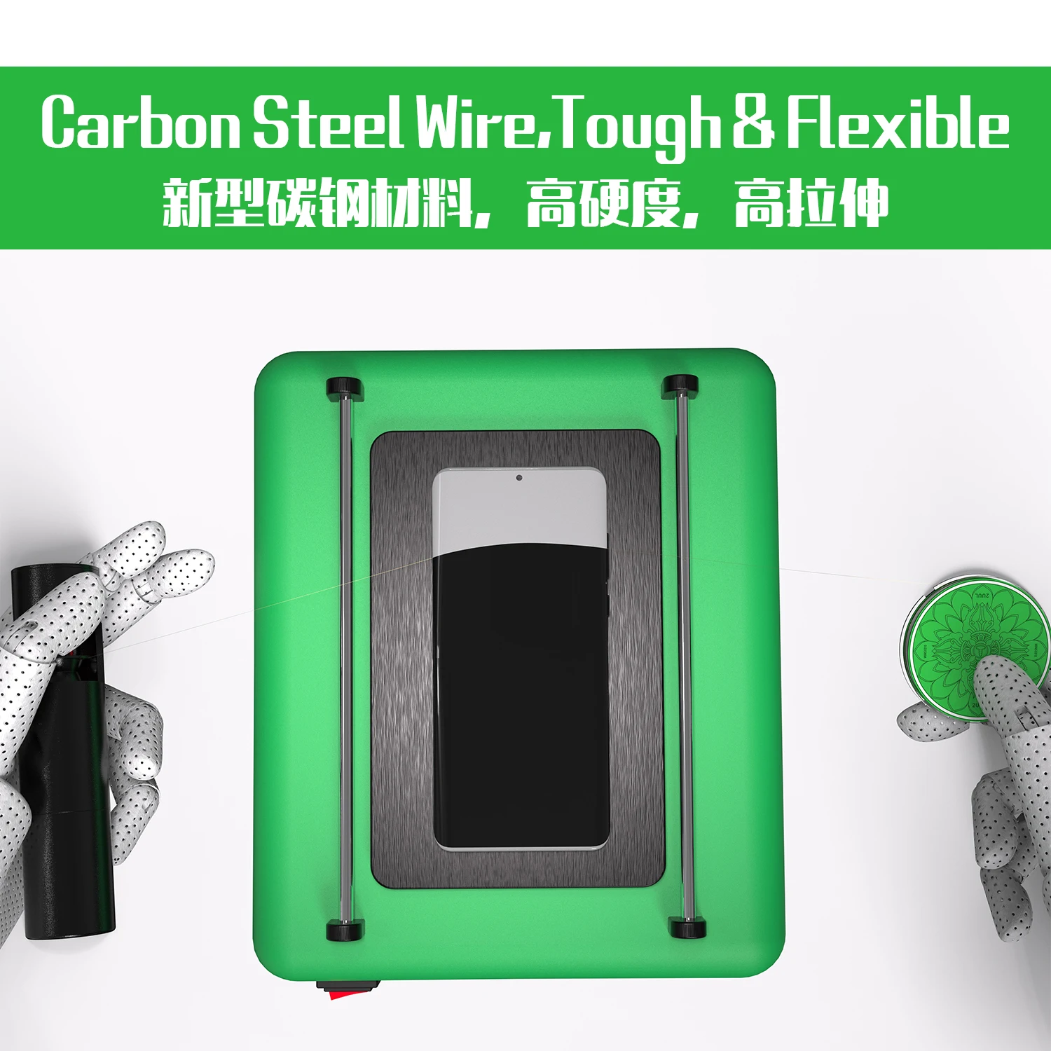 

Проволока 2UUL Vajra Great Saint King Kong, подходящая для ремонта реального экрана, специальная алмазная проволока 0,035 мм, универсальная