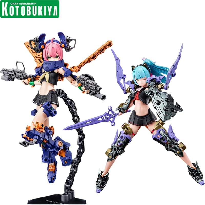 В наличии оригинальная кукла KOTOBUKIYA MEGAMI DEVICE BUSTER Gunner MIDNIGHT FANG &amp DARKNESS CLAW экшн-фигурка