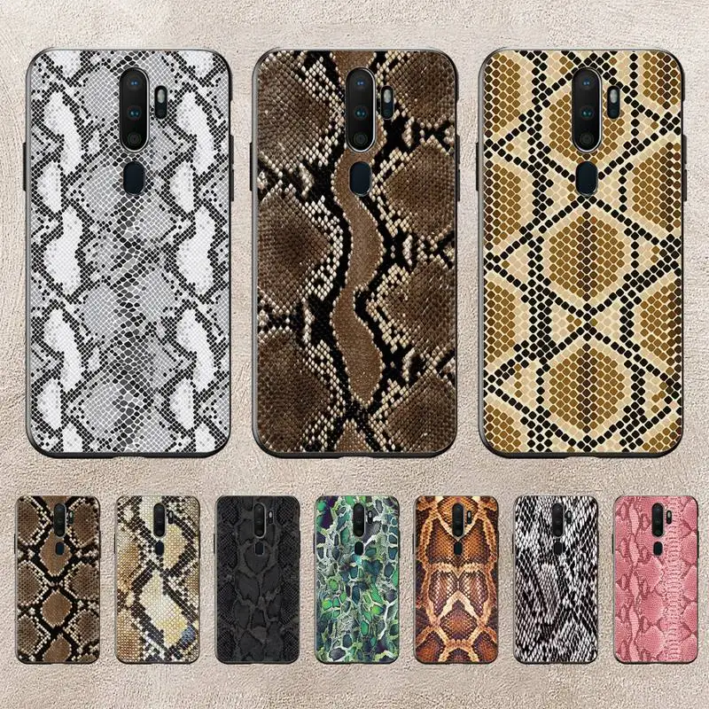 

YSnake Skin Phone Case For Redmi 9A 8A 6A Note 9 8 10 11S 8T Pro Max 9 K20 K30 K40 Pro PocoF3 Note11 5G Case