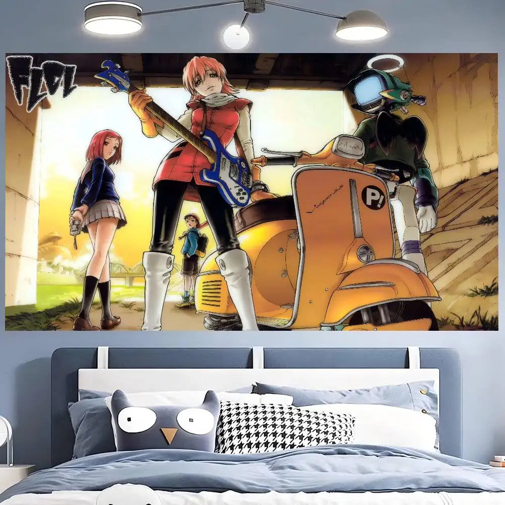 Фото Аниме Flcl фон для фотостудии открытый дом вечерние украшения фото фон занавеска назад падение №1