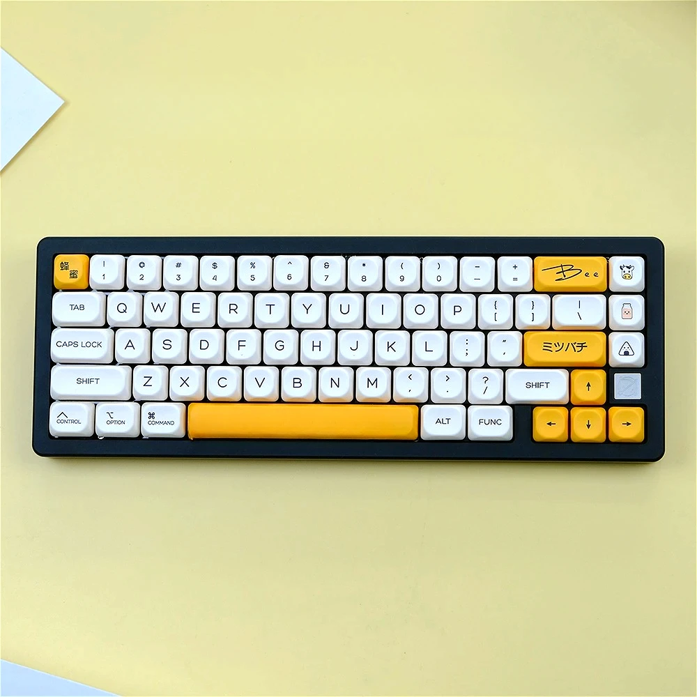 Материал ПБТ 138 клавиш KOA медовое молоко колпачки для сублимация красителя