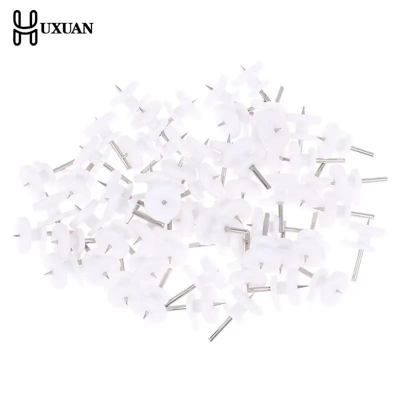 50pcs Invisible Wall Mounted Nails Painting Frame Holder Wedding Photo Hanger Hooks for Hard Wood Solid Walls Home Accessories