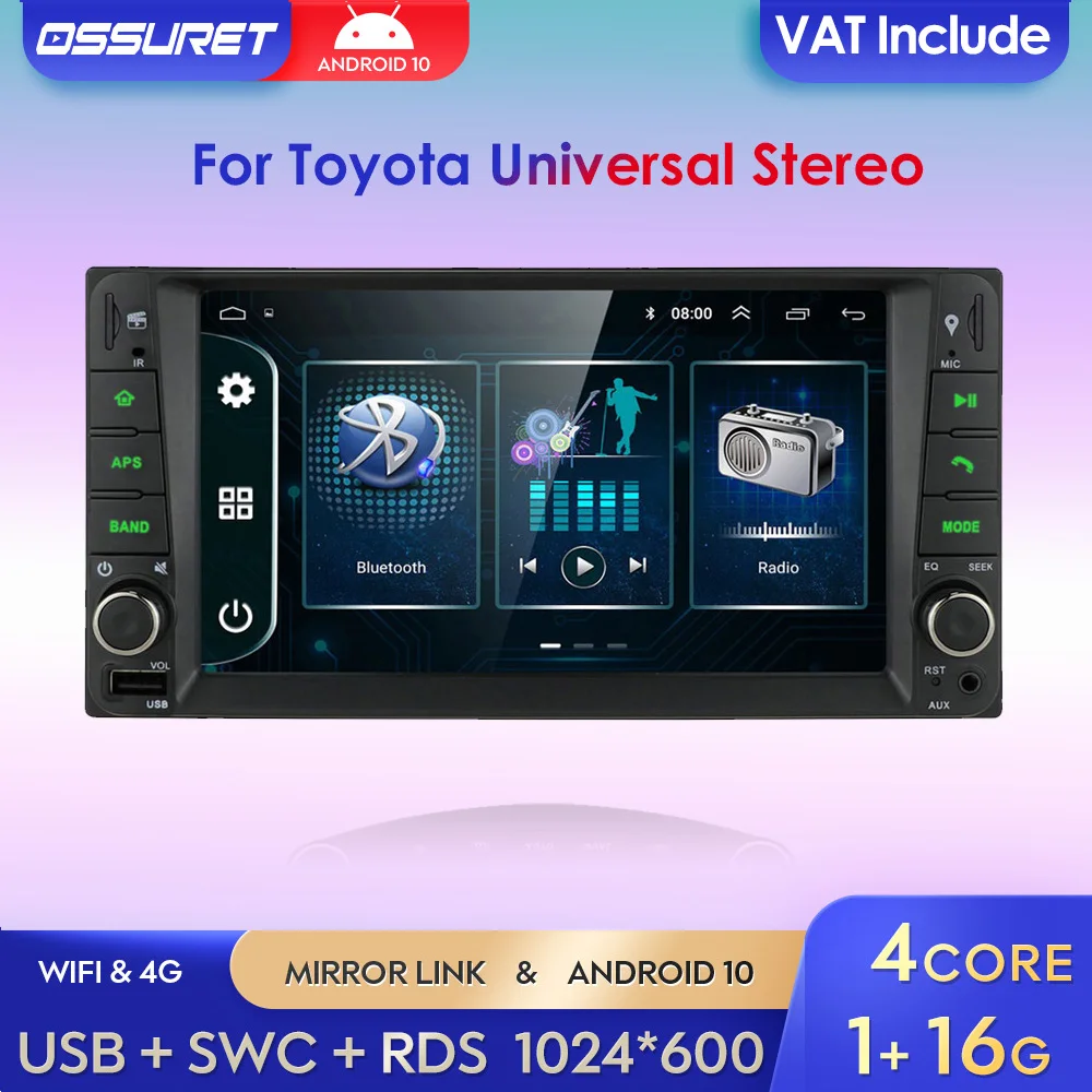 Мультимедийная магнитола для Toyota RAV4/Hilux/Camry/Corolla/Terios мультимедийная