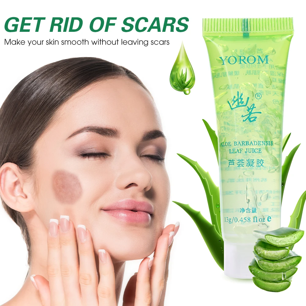 

Aloe Vera Acne Scar Removal Cream Acne Spots Burn Gel Surgical Scar Treatment Moisturizing Whitening Scar Skin Care
