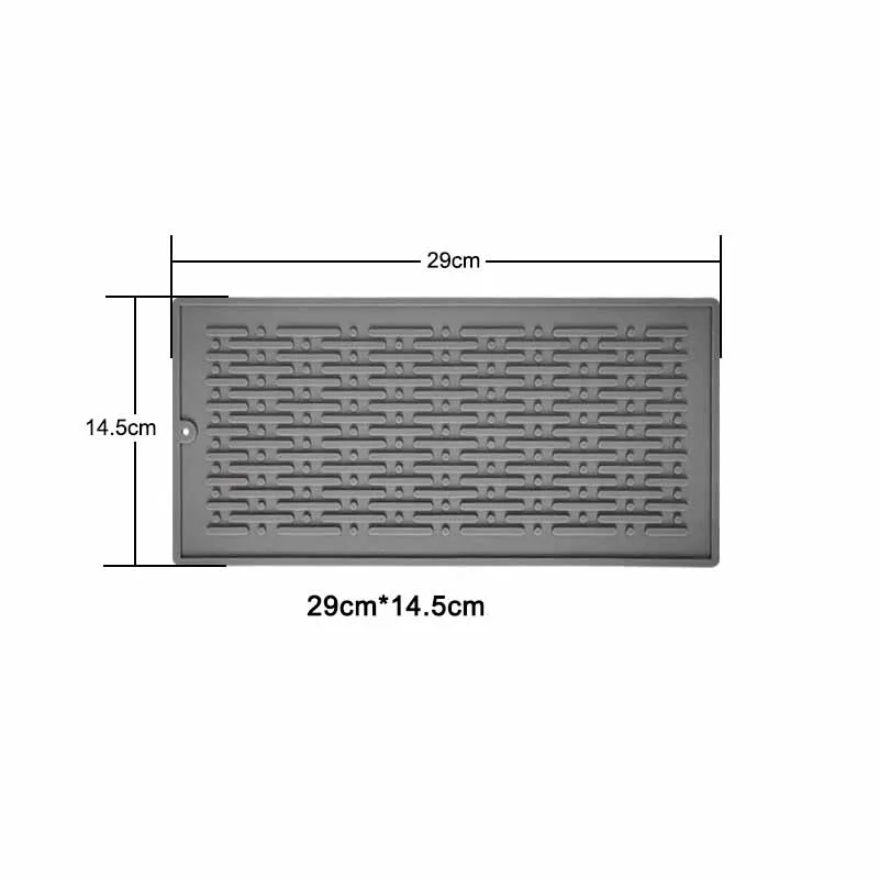 Силиконовый коврик для сушки посуды Размер 29*14 5 см |