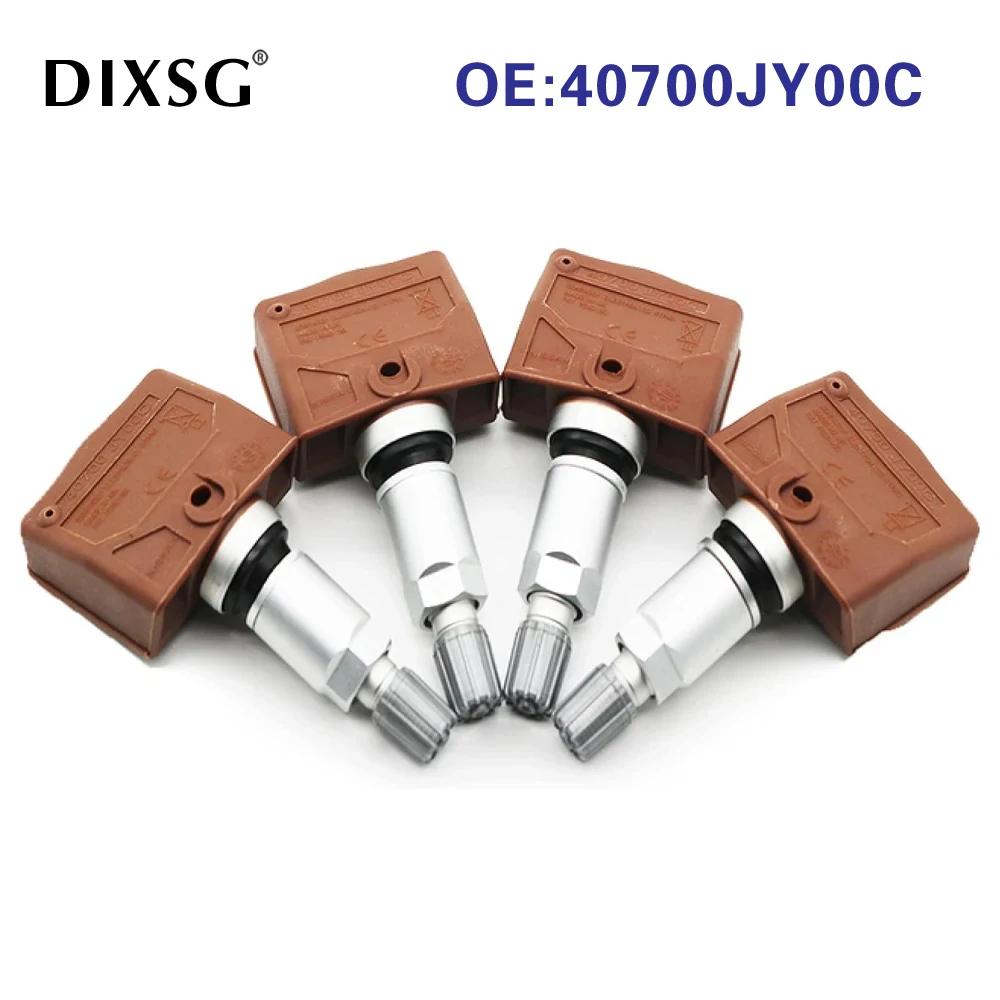 4 шт. датчики давления в шинах 40700JY00C 40700-JY00C 433 МГц