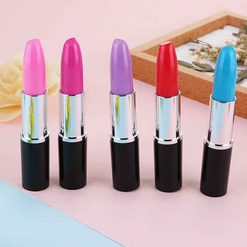 

5Pcs Lipstick Shape Ballpoint Pen Wedding Bridesmaid Guest Gifts Kids Birthday Baby Shower Party Favors Pinata Fill Goodie Bag