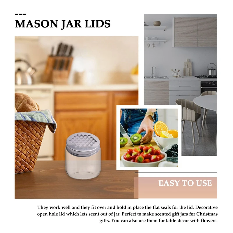 30 шт. крышка для банок 3 стиля полая свечей абажур банки шарика банка с обычным