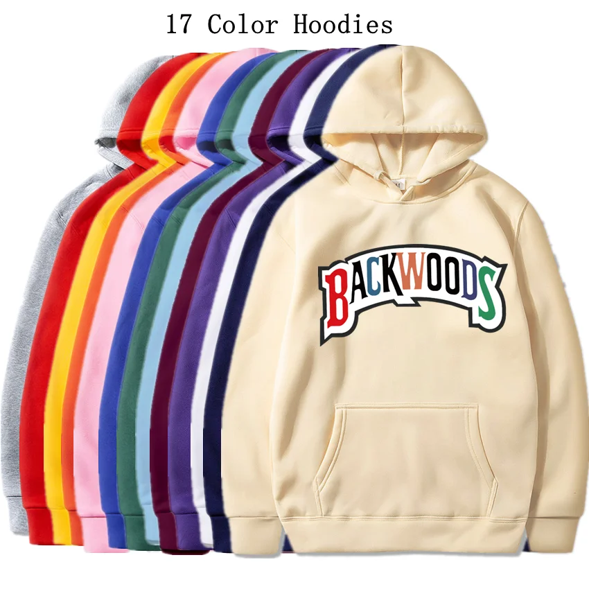 

Hoodies Men Women Backwoods Print Autumn Harajuku Hip Hop Sweatshirt Man Fashion Winter Fleece Jumper Drop Men's clothing