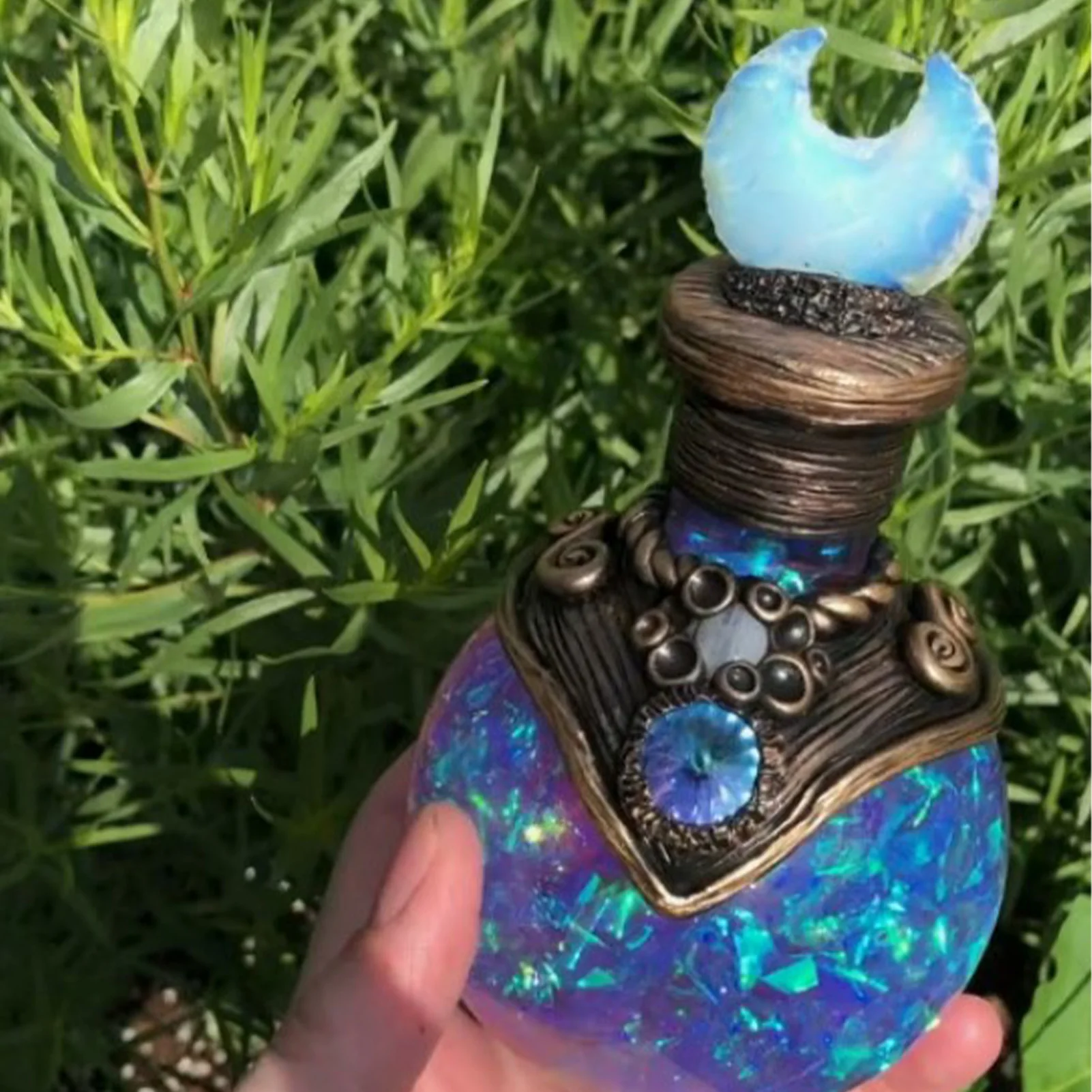 

Moon Magic Potion Русалка Aura Magic Potion Творческое Оформление рабочего стола Elves Treasure Antidote флакон-образец для украшения дома