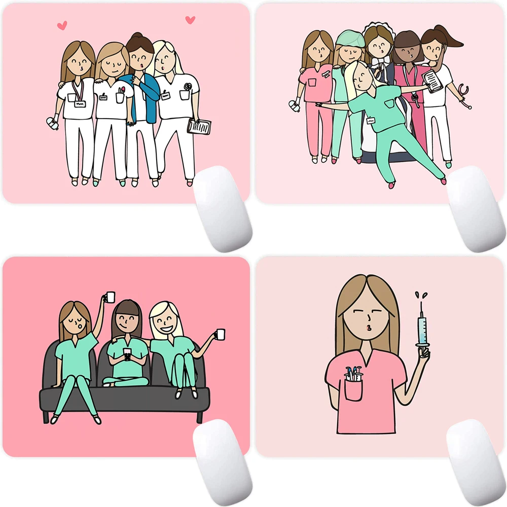 

Small Gaming Mouse Pad Computer Mousepad PC Gamer Mouse Mat Doctor Nurse Medical Medicine Health Mausepad Keyboard Mat Desk Pad