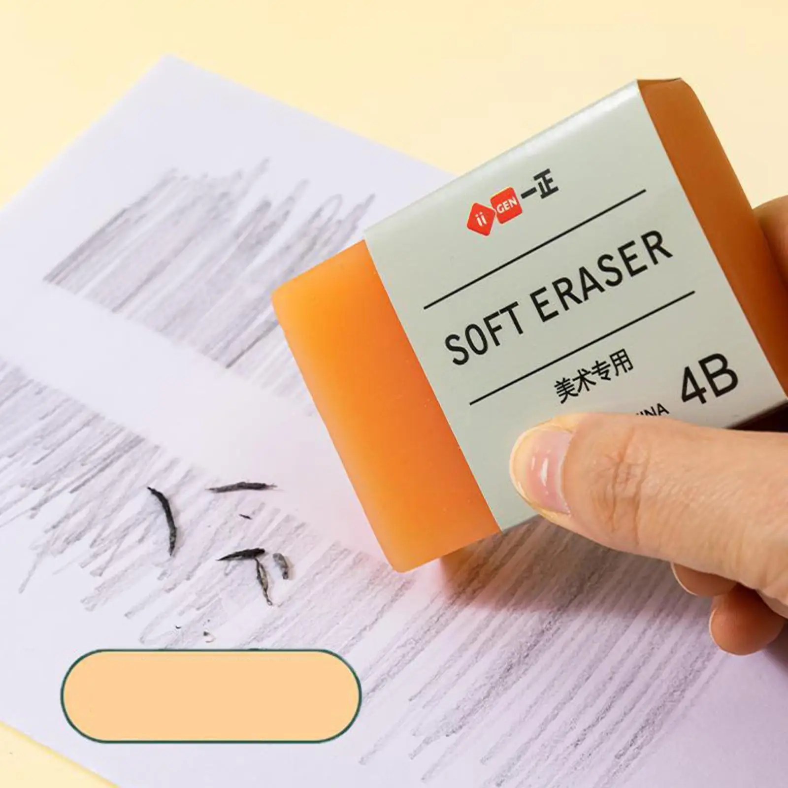 

1pc High Quality 4b Pencil Eraser Big Art Plastic Rubber For Artist Pencil Sketch Student Stationery Eraser School Office S E6x1