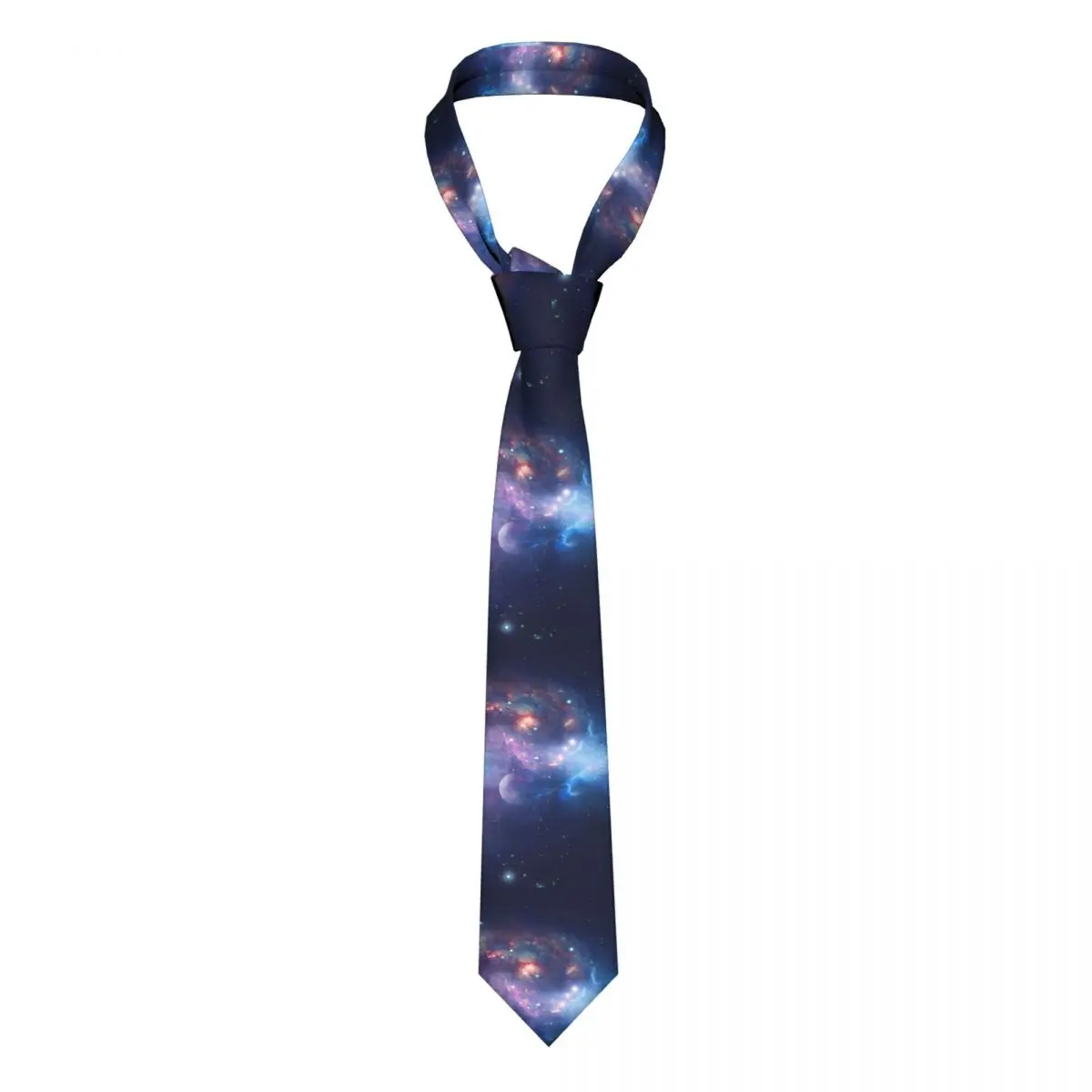 

Galaxy Space Neckties Men Casual Polyester 8 cm Narrow Universe Neck Tie for Mens Accessories Cravat Business