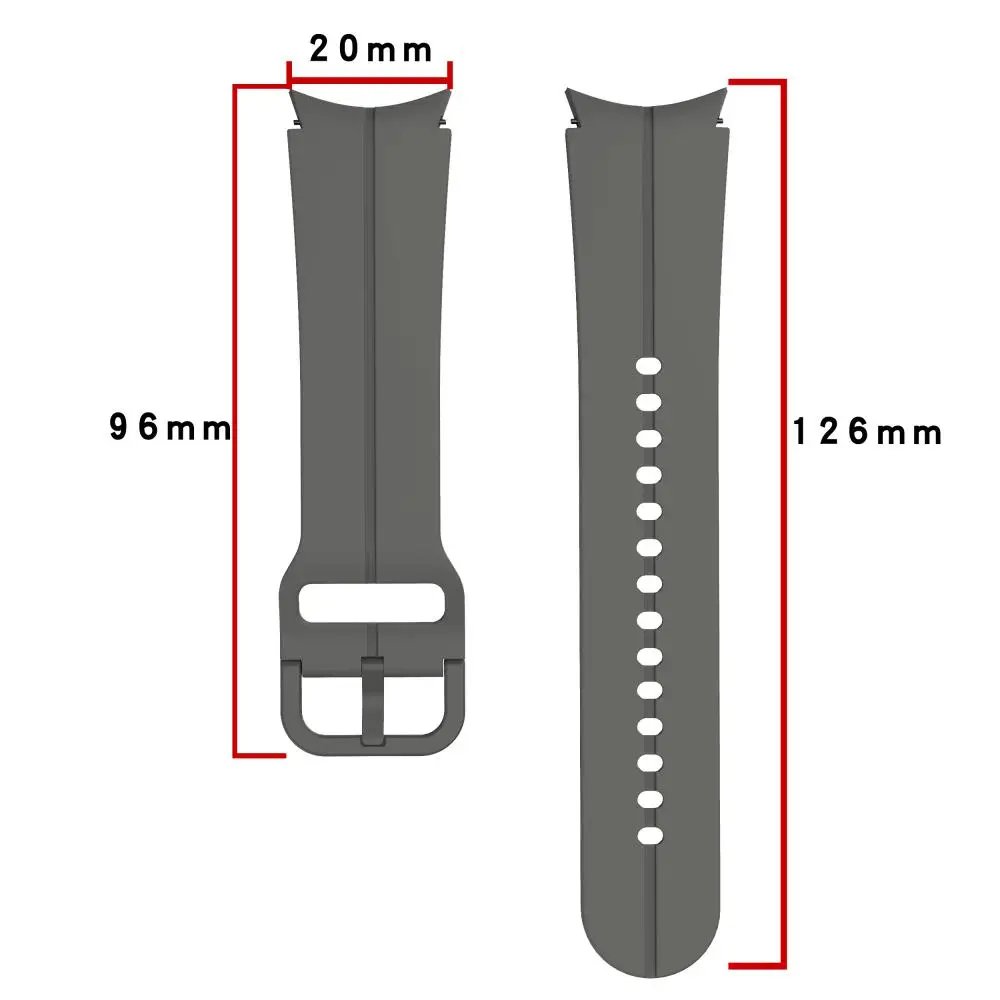 

Replacement Galaxy Watch Magnetic Buckle 45mm Mart Watch Wristband Luxury Silicone Strap For Samsung Galaxy Watch Smart Watch