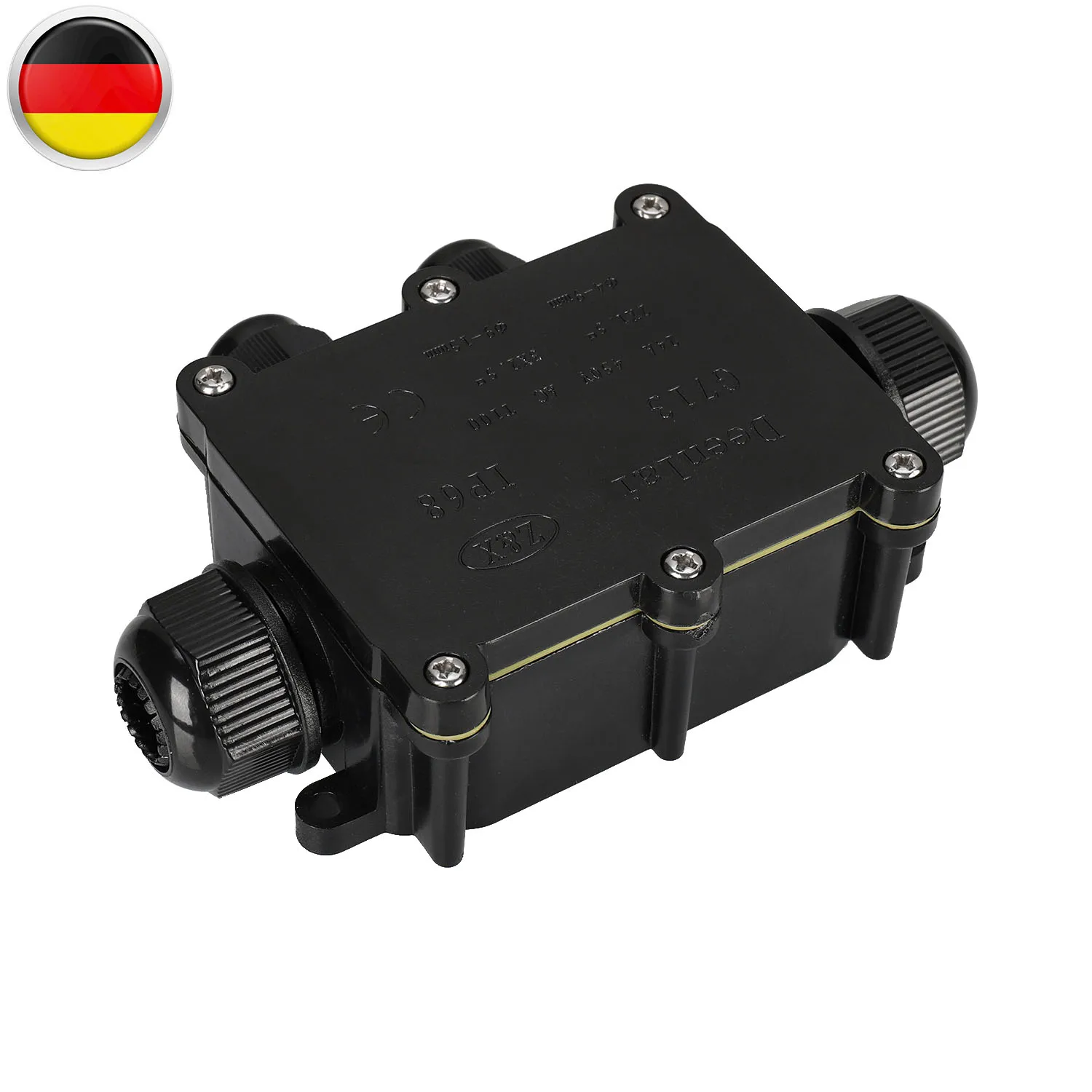 4 Wege Wasserdichte Abzweygose Verteilerdose Anschlussdose IP68 450 В 24 А Герметичные разъемы для проводов