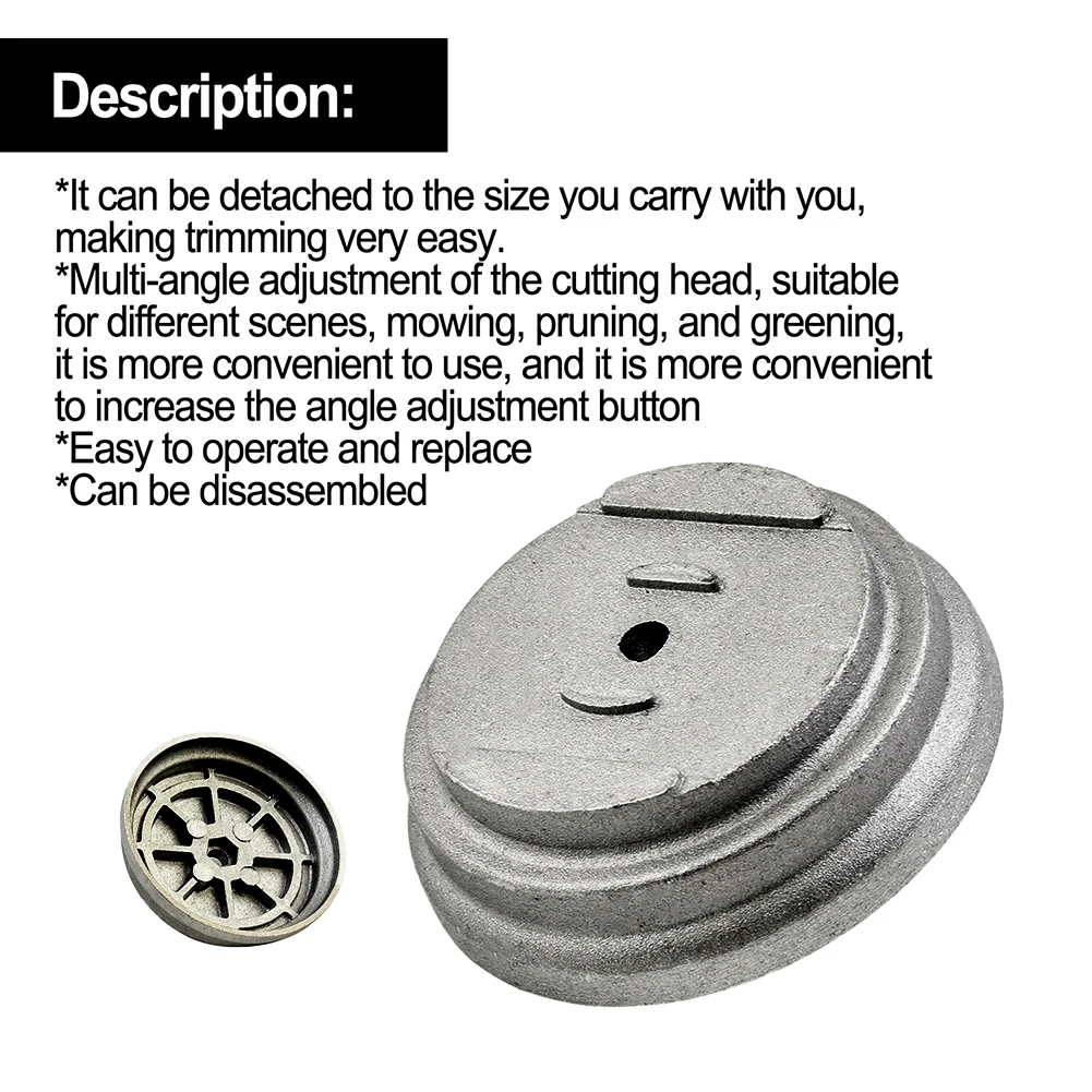 

Lawn Mower Parts Grass Cover Blade Base Pruning Greening Mowing 6.5×2.5cm Replacement Portable Stainless Steel
