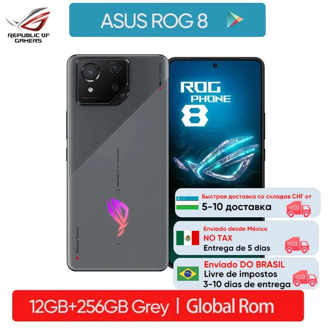 【新品】ROG Phone 8 12GB+256GB ブラック グローバルrom 新品未開封 ROG PHONE 8 12GB/256GB グローバル版 ブラック