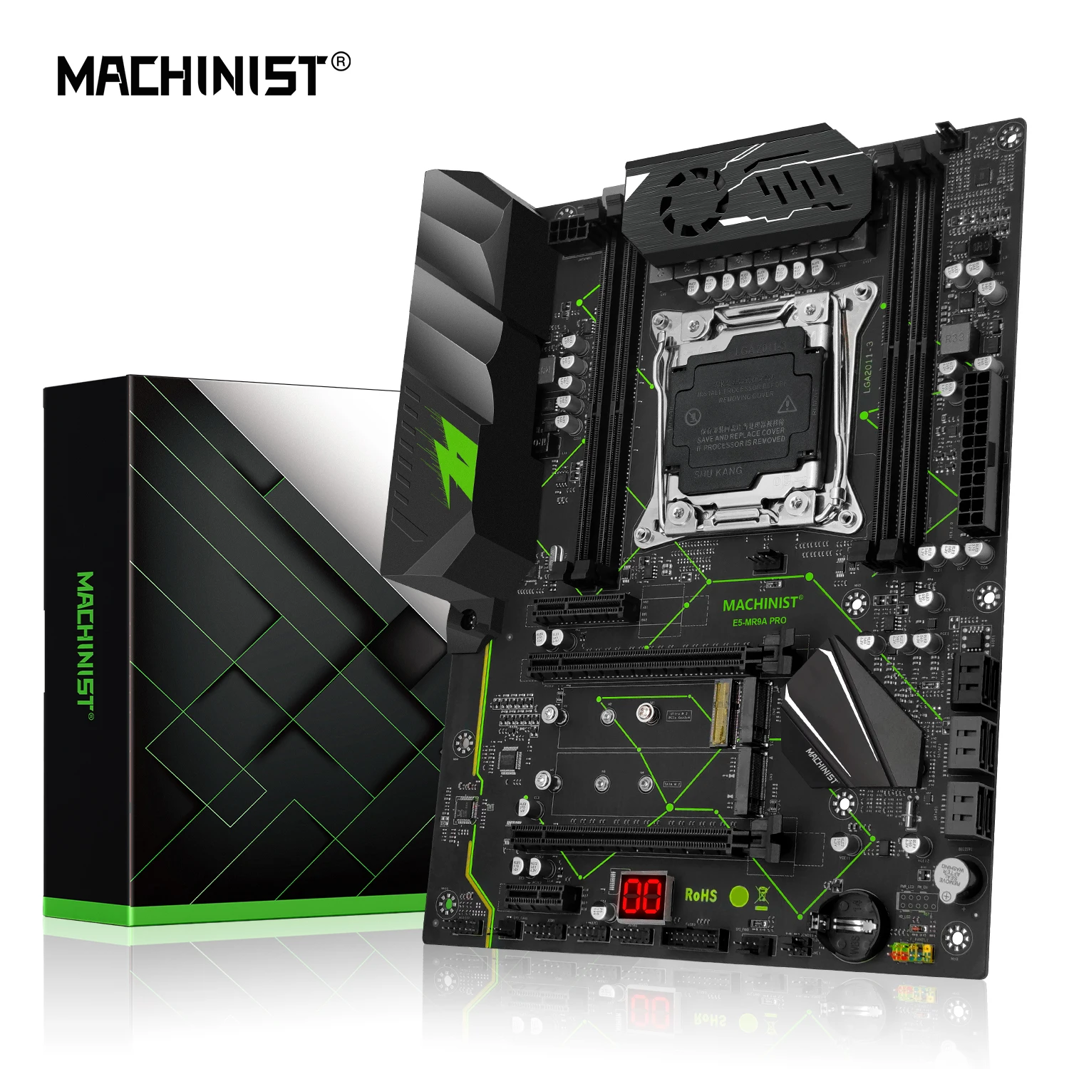 MACHINIST E5 MR9A PRO X99 комплект материнской платы с LGA 2011-3 Xeon 2666 V3 процессор ЦП DDR4 16 Гб ОЗУ