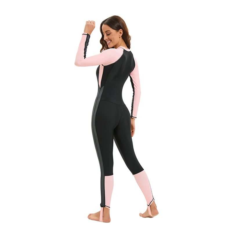 TYAKKVE 2023 Profession Diving Suit Women Jumpsuit One Piece Wetsuit Swimsuit Long Sleeve Swimwear Women Bathing Suit Surfing