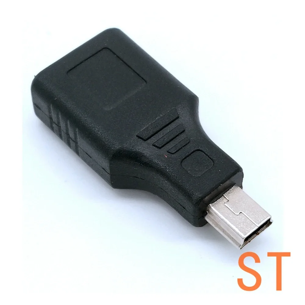 Mini USB 2.0 вверх/вниз левый/правый Anlgled OTG USB-разъем-адаптер 5p папа 90D HOST