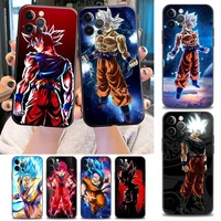 anime son goku dragon ball z phone case for iphone 11 12 13 pro max 7 8 se xr xs max 5 5s 6 6s plus case silicon cover bandai