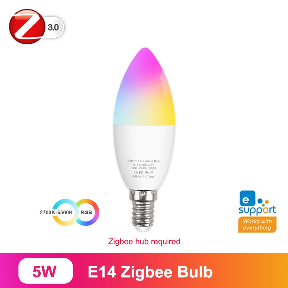 

Excellux Wi-Fi Zigbee Светодиодная лампа E27 GU10 E14