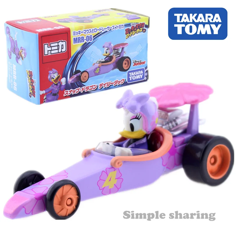 Takara Tomy TOMICA  Disney Mickey Mouse And Road Racer  MRR Series Mickey Minnie Daisy Donald Duck Diecast Metal Model Car images - 6