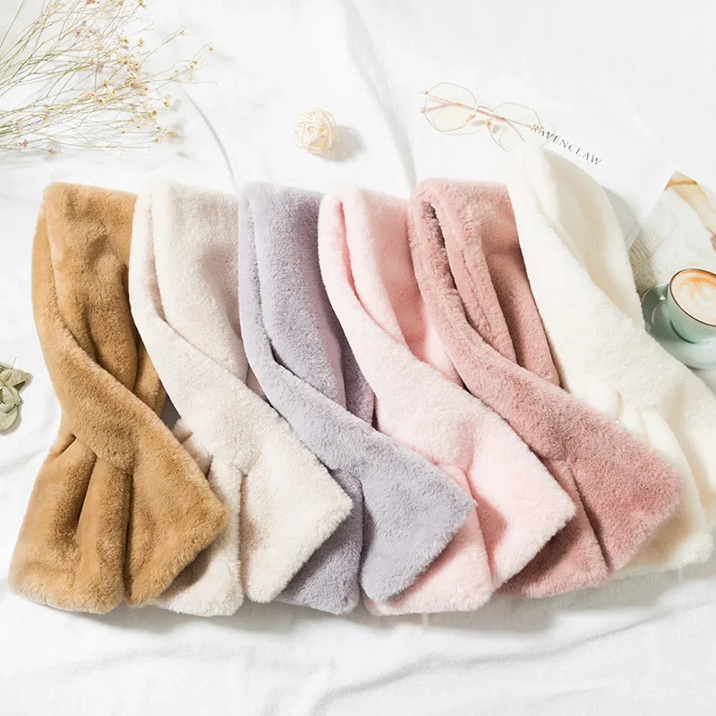 Стежка Дисней мультфильм письмо для девочек детский плюшевый шарф аниме шейный