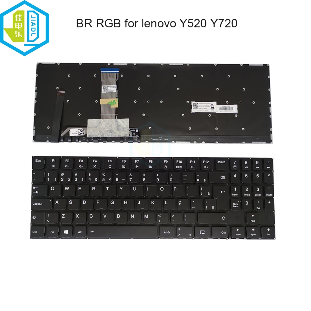 

Brazilian RGB backlit keyboard for Lenovo Legion Y520 Y520-15KB R720 Y720 15IKB Brazil Portuguese colorful backlight keyboards