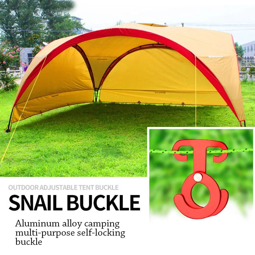 

3PCS O Type Quickdraw Aluminum Ultralight Quick Hang Buckles Tent Rope Buckle Wind Ropes Hanger Tent Accessories