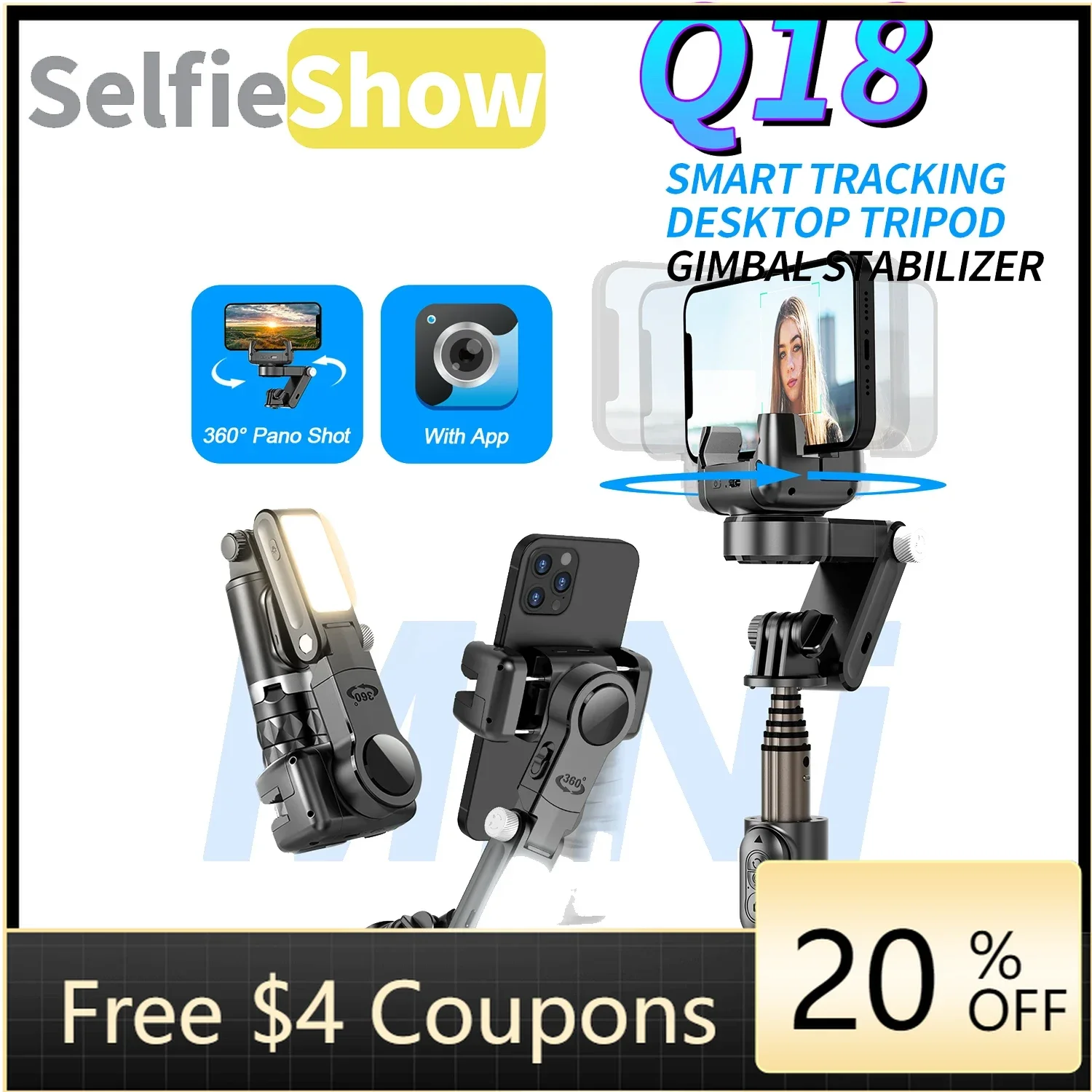 Настольный стабилизатор подвеса Selfieshow Q18