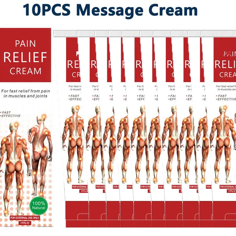 

10pcs Airongsie Joint Muscle Heat Cream 100ml Relaxing and Relieve Body Pain In Muscles And Joints Massage Cream Body Care
