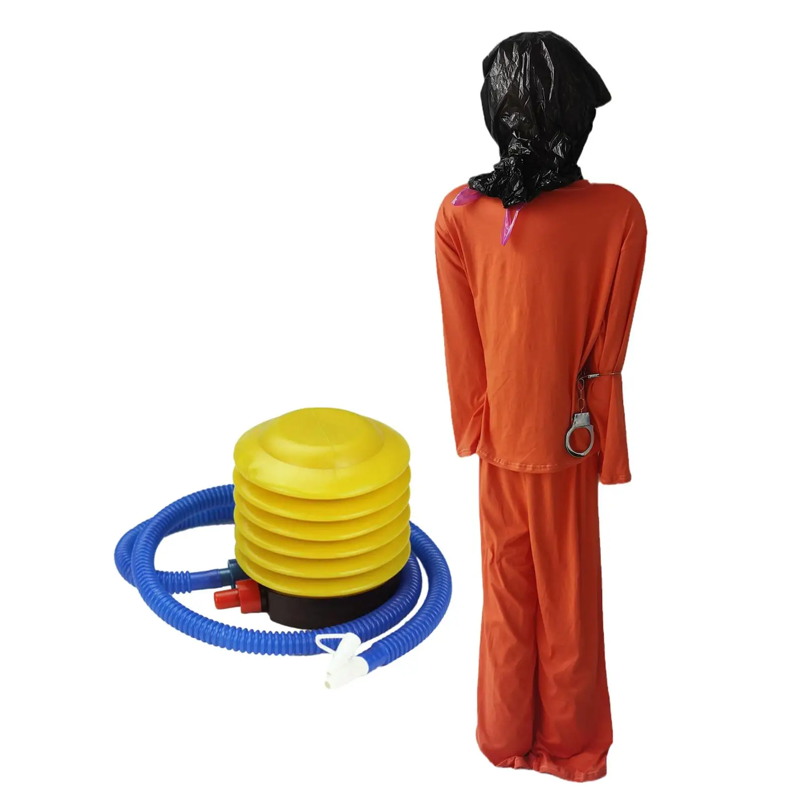 

Halloween Scary Prison Uniform Prop Prisoner Costumes Halloween Prisoner Decor for Party Trees Carnival Garden Graveyard Scene