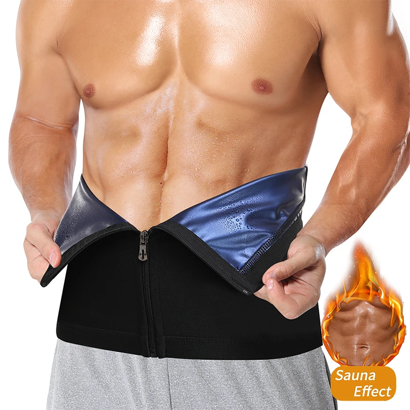 

Waist Trimmer for Men Weight Loss Stomach Trainer Sweat Workout Shaper Neoprene Slimming Sauna Belt