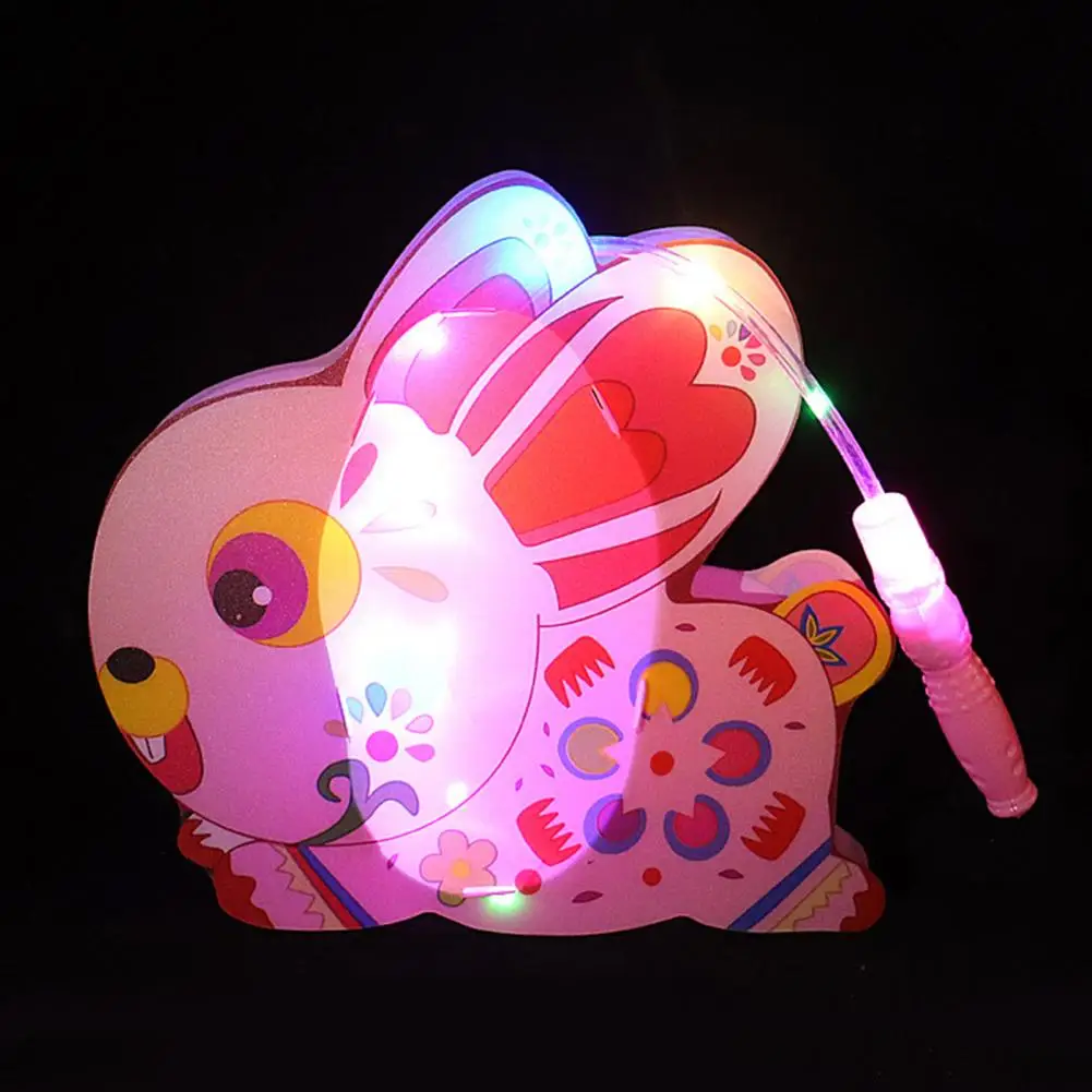 

Rabbit Lantern Exquisite Portable Luminescent New Year Gift Spring Festival Lantern Handmade Lantern