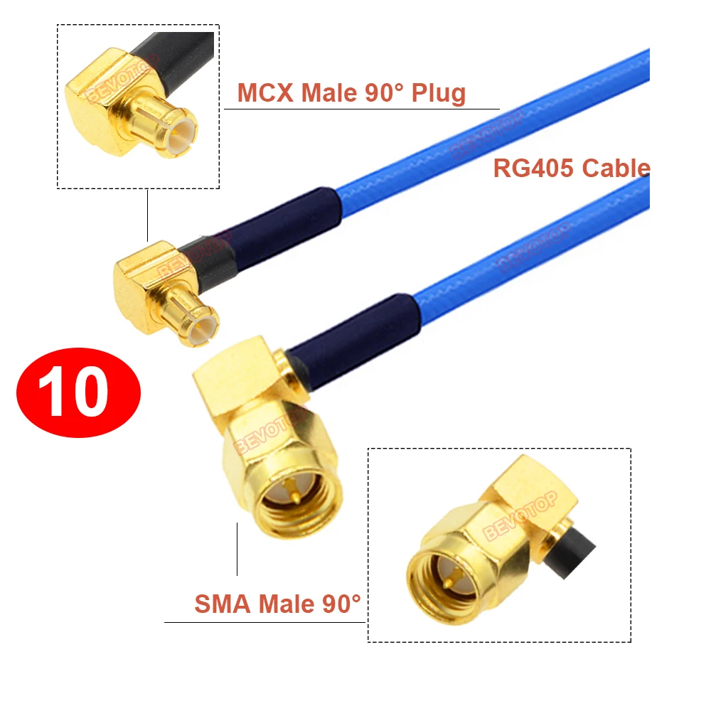 

BEVOTOP Кабель SMA-MCX RG405 50 Ом
